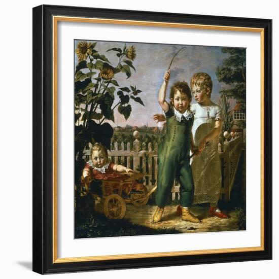 Hulsenbeck Children, 1805-Philipp Otto Runge-Framed Premium Giclee Print