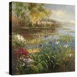 Village Pond-Hulsey-Stretched Canvas