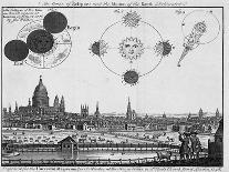 Diagrammatic Illustration of Solar Eclipse-Hulton Deutsch-Photographic Print