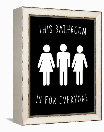 Human Bathroom I-Jarman Fagalde-Framed Stretched Canvas