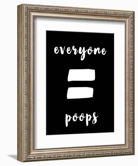 Human Bathroom II-Jarman Fagalde-Framed Art Print