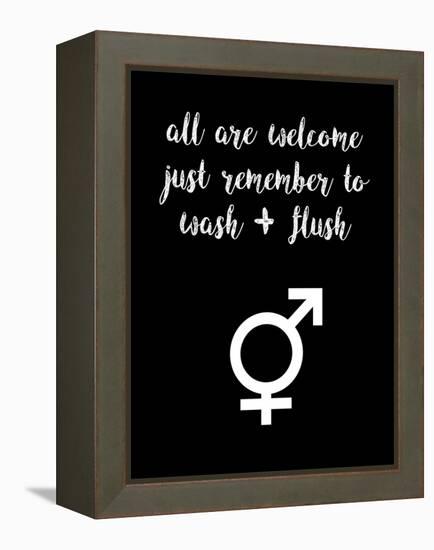 Human Bathroom III-Jarman Fagalde-Framed Stretched Canvas