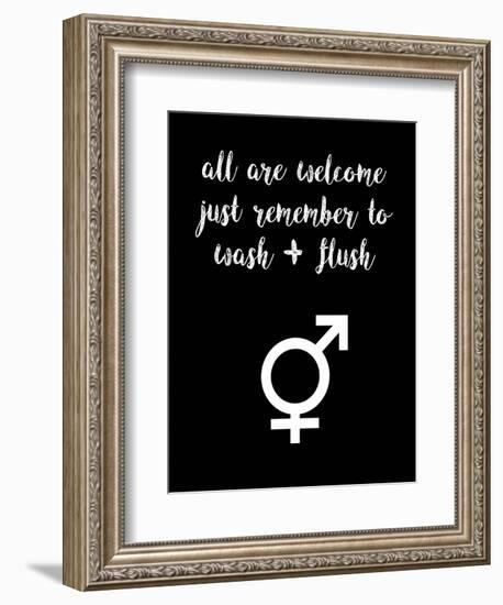 Human Bathroom III-Jarman Fagalde-Framed Art Print