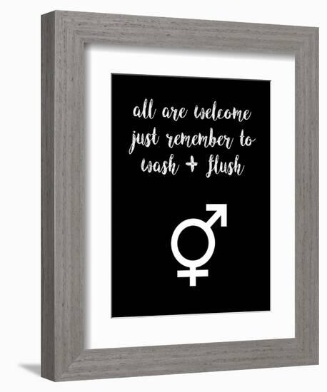 Human Bathroom III-Jarman Fagalde-Framed Art Print