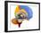 Human Brain Anatomy, Artwork-Roger Harris-Framed Photographic Print