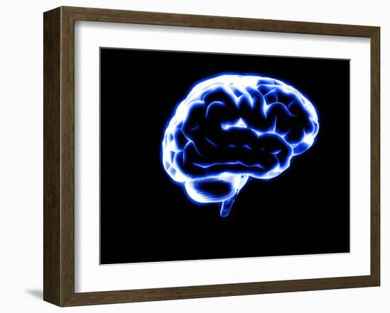 Human Brain-Christian Darkin-Framed Photographic Print