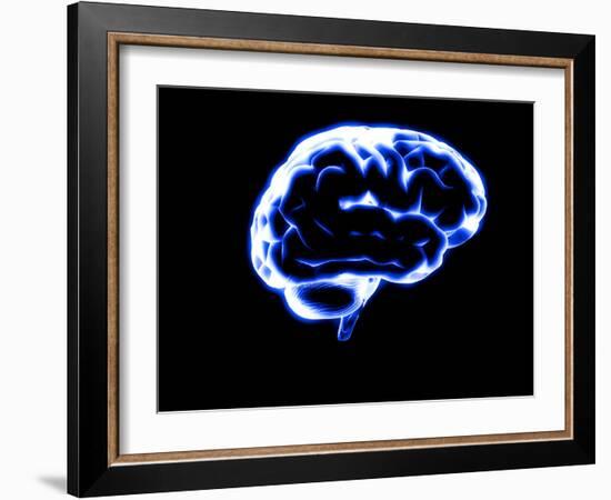 Human Brain-Christian Darkin-Framed Photographic Print