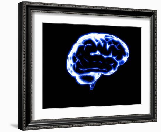 Human Brain-Christian Darkin-Framed Photographic Print