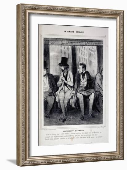 Human Comedy-Honore Daumier-Framed Giclee Print