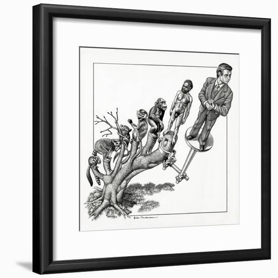 Human Evolution, Conceptual Artwork-Bill Sanderson-Framed Photographic Print