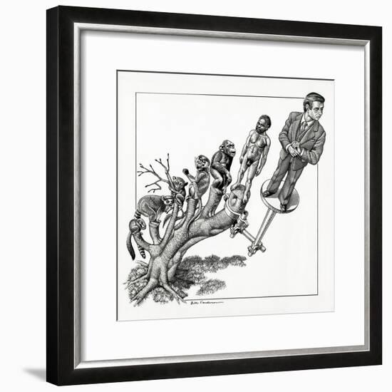 Human Evolution, Conceptual Artwork-Bill Sanderson-Framed Photographic Print