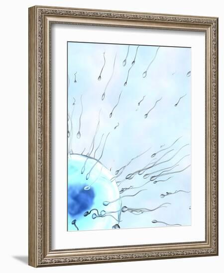 Human Fertilisation, Artwork-David Mack-Framed Photographic Print