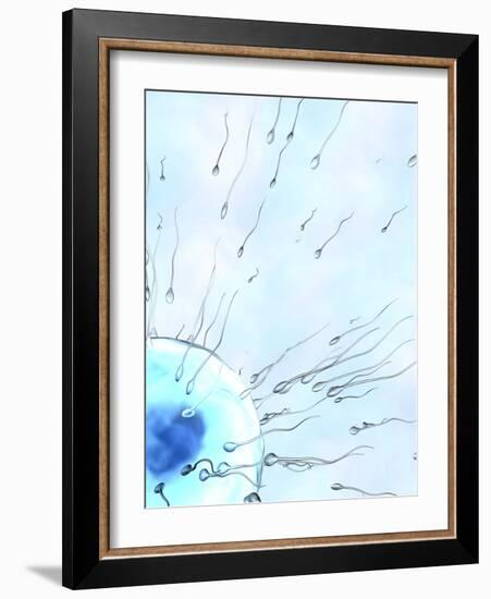 Human Fertilisation, Artwork-David Mack-Framed Photographic Print