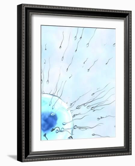 Human Fertilisation, Artwork-David Mack-Framed Photographic Print