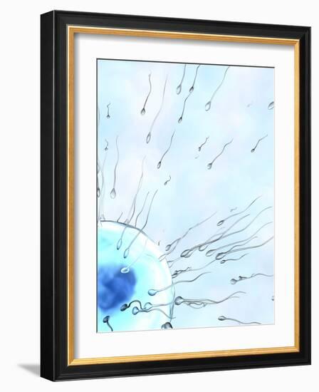 Human Fertilisation, Artwork-David Mack-Framed Photographic Print