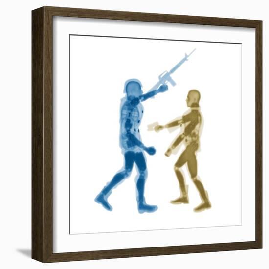 Human figures with firearms-null-Framed Photographic Print