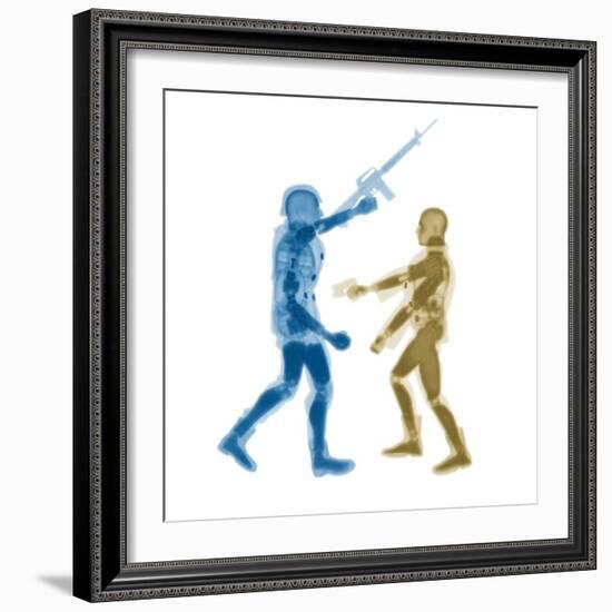 Human figures with firearms-null-Framed Photographic Print