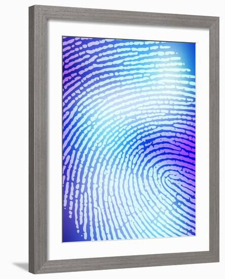 Human Fingerprint-PASIEKA-Framed Photographic Print