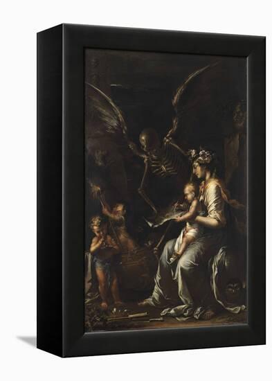 Human Frailty, C.1656-Salvator Rosa-Framed Premier Image Canvas