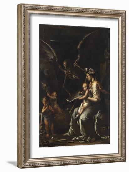 Human Frailty, C.1656-Salvator Rosa-Framed Giclee Print