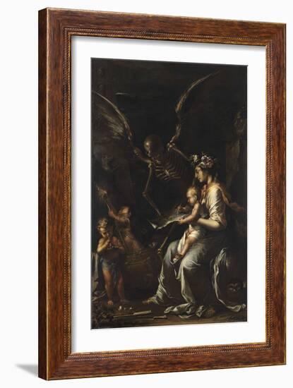 Human Frailty, C.1656-Salvator Rosa-Framed Giclee Print