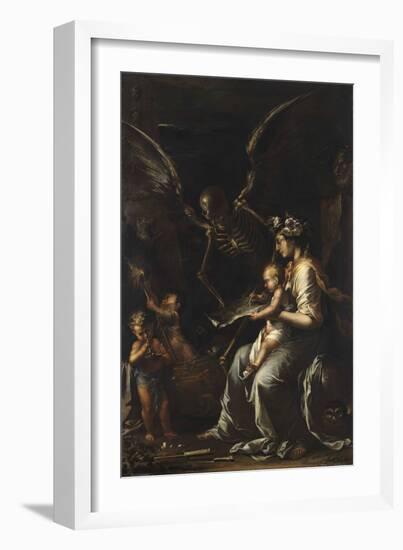 Human Frailty, C.1656-Salvator Rosa-Framed Giclee Print