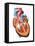Human Heart Anatomy, Artwork-Jose Antonio-Framed Premier Image Canvas