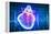 Human Heart with Cardiogram-Sergey Nivens-Framed Stretched Canvas