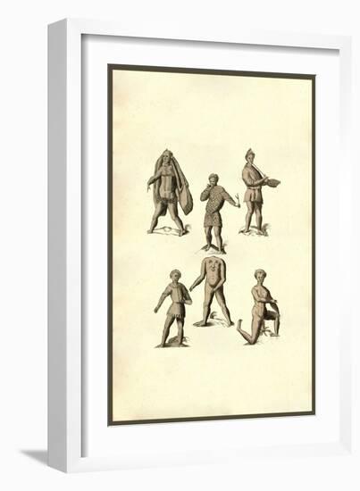 Human Monsters-Ulisse Aldrovandi-Framed Art Print