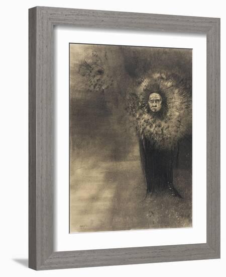 Human Plant, C.1880-Odilon Redon-Framed Giclee Print