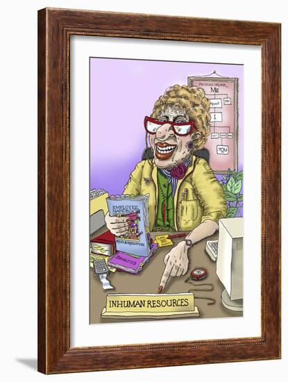 Human Resources-Linda Braucht-Framed Giclee Print