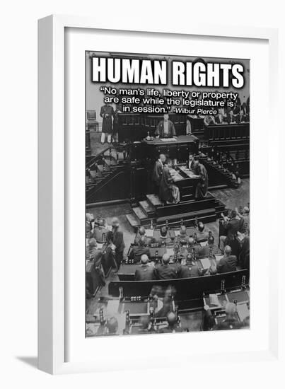 Human Rights-Wilbur Pierce-Framed Art Print