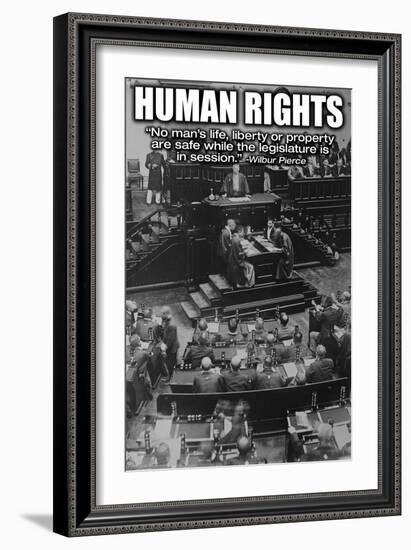 Human Rights-Wilbur Pierce-Framed Art Print