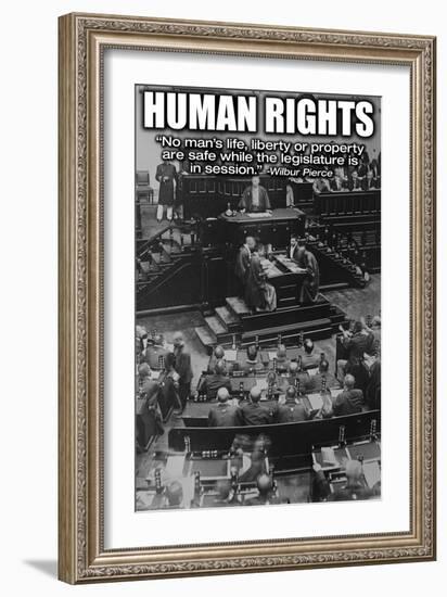 Human Rights-Wilbur Pierce-Framed Art Print