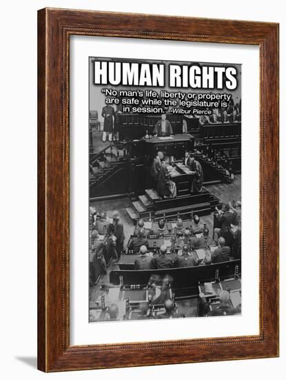 Human Rights-Wilbur Pierce-Framed Art Print