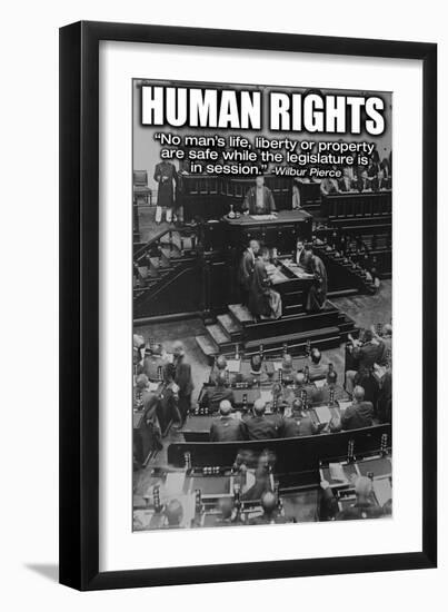 Human Rights-Wilbur Pierce-Framed Art Print