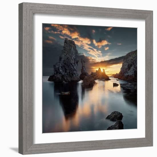 Human Scale I-David Keochkerian-Framed Giclee Print