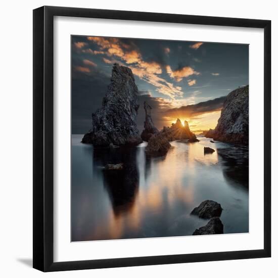 Human Scale I-David Keochkerian-Framed Giclee Print