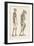 Human Skeleton Compared with That of a Gorilla-null-Framed Photographic Print