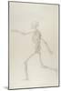 Human Skeleton, Lateral View Seen from the Left, Running, Illustration from 'A Comparative…-George Stubbs-Mounted Giclee Print