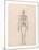 Human Skeleton, Posterior View-George Stubbs-Mounted Premium Giclee Print