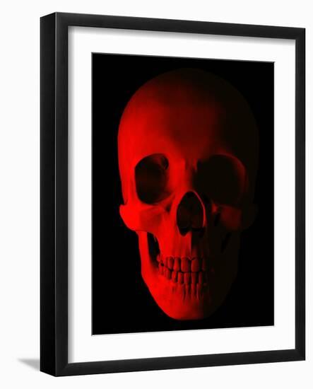 Human Skull-Roger Harris-Framed Photographic Print