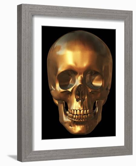 Human Skull-Roger Harris-Framed Photographic Print