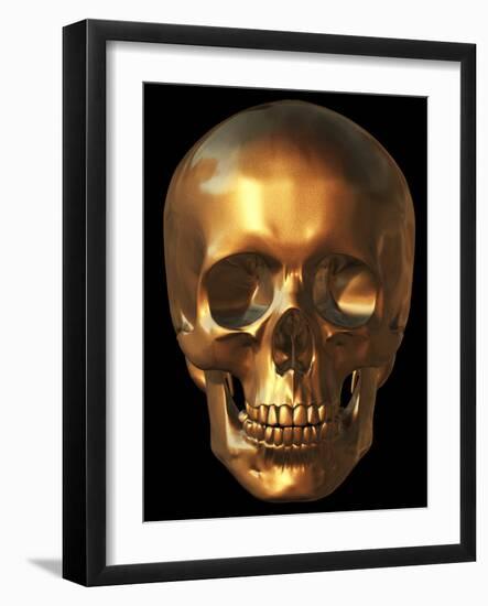 Human Skull-Roger Harris-Framed Photographic Print