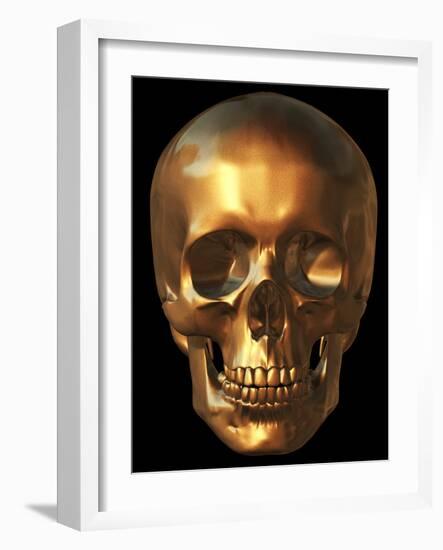 Human Skull-Roger Harris-Framed Photographic Print