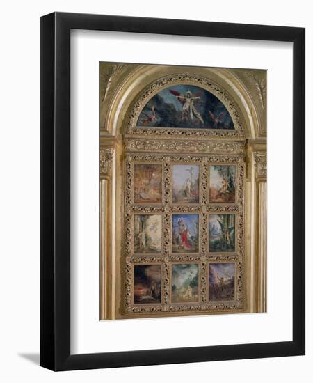 Humanity: the Golden Age Depicting Three Scenes from the Lives of Adam and Eve; the Silver Age…-Gustave Moreau-Framed Giclee Print