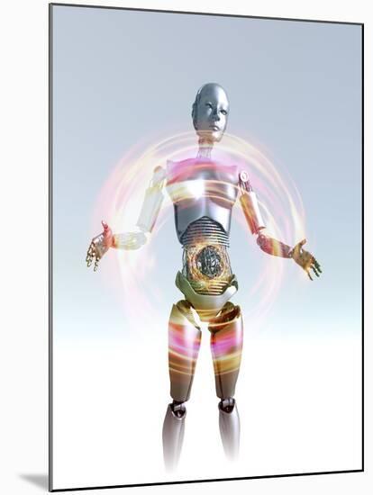 Humanoid Robot, Artwork-Victor Habbick-Mounted Photographic Print