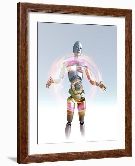 Humanoid Robot, Artwork-Victor Habbick-Framed Photographic Print