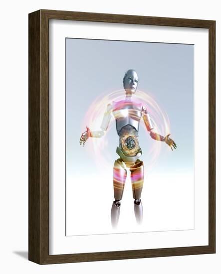 Humanoid Robot, Artwork-Victor Habbick-Framed Photographic Print