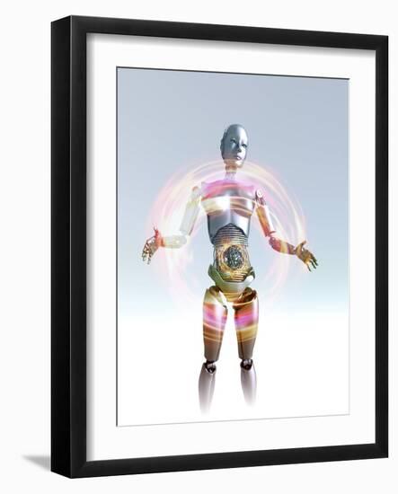 Humanoid Robot, Artwork-Victor Habbick-Framed Photographic Print